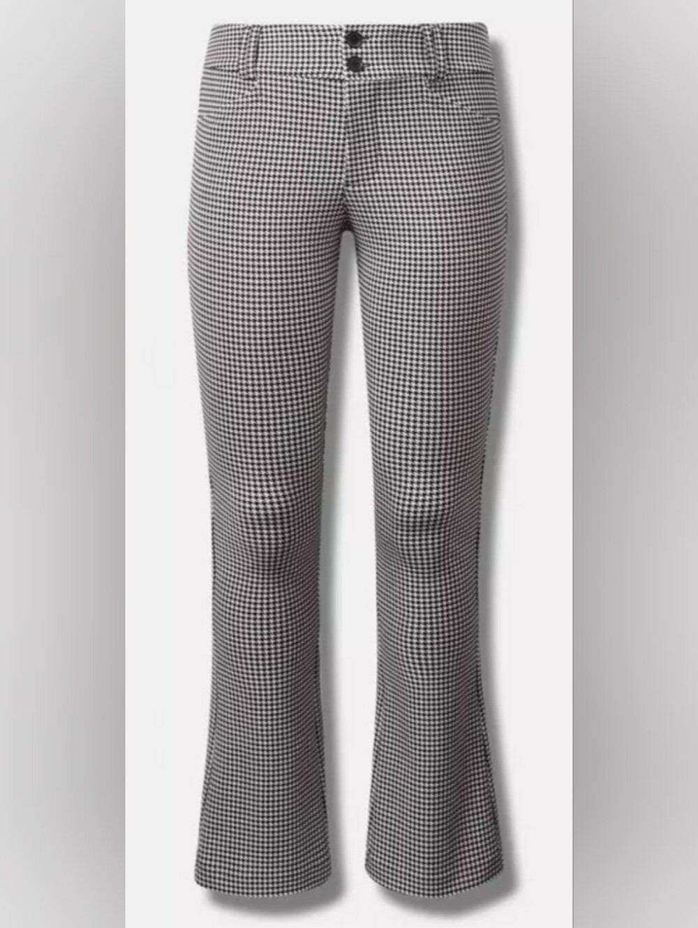 Torrid Studio Houndstooth Trouser Bootcut Ponte Pants Size 18R - Picture 4 of 6